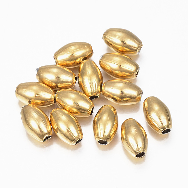 PandaHall 304 Stainless Steel Beads, Rice, Golden, 9.5x6mm, Hole: 2mm 304 Stainless Steel Rice
PandaHall 304 Stainless Steel Beads, Rice, Golden, 9.5x6mm, Hole: 2mm 304 Stainless Steel Rice