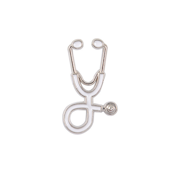 PandaHall Platinum Plated Creative Zinc Alloy Brooches, Enamel Lapel Pin, with Iron Butterfly Clutches or Rubber Clutches, Echometer Shape..., White
PandaHall Platinum Plated Creative Zinc Alloy Brooches, Enamel Lapel Pin, with Iron Butterfly Clutches or Rubber Clutches, Echometer Shape..., White