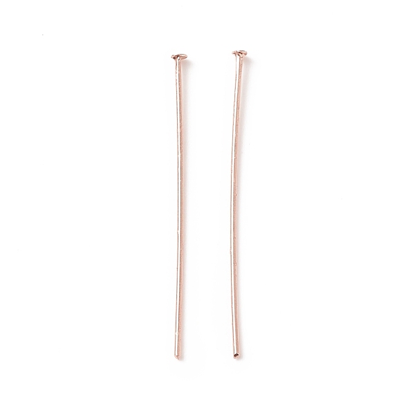 PandaHall Brass Flat Head Pins, Long-lasting Plated, Cadmium Free & Lead Free, Rose Gold, 29.5~30mm, Head: 1.8mm, Pin: 0.6mm, 22 Gauge Brass
PandaHall Brass Flat Head Pins, Long-lasting Plated, Cadmium Free & Lead Free, Rose Gold, 29.5~30mm, Head: 1.8mm, Pin: 0.6mm, 22 Gauge Brass