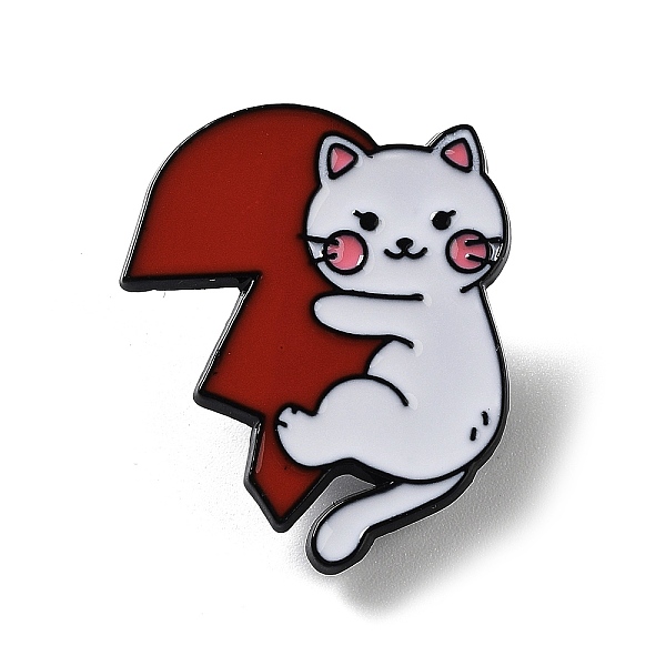 PandaHall Valentine's Day Half Love Heart Cat Theme Enamel Pins, Black Zinc Alloy Brooch for Backpack Clothes Best Buds, Pearl Pink, 27x22mm...
PandaHall Valentine's Day Half Love Heart Cat Theme Enamel Pins, Black Zinc Alloy Brooch for Backpack Clothes Best Buds, Pearl Pink, 27x22mm...