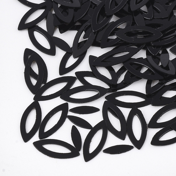 PandaHall Ornament Accessories, PVC Plastic Paillette/Sequins Links, Horse Eye, Black, 9~10x3.5~4x0.4mm, Hole: 4x1.5mm, about 30000pcs/500g...
PandaHall Ornament Accessories, PVC Plastic Paillette/Sequins Links, Horse Eye, Black, 9~10x3.5~4x0.4mm, Hole: 4x1.5mm, about 30000pcs/500g...