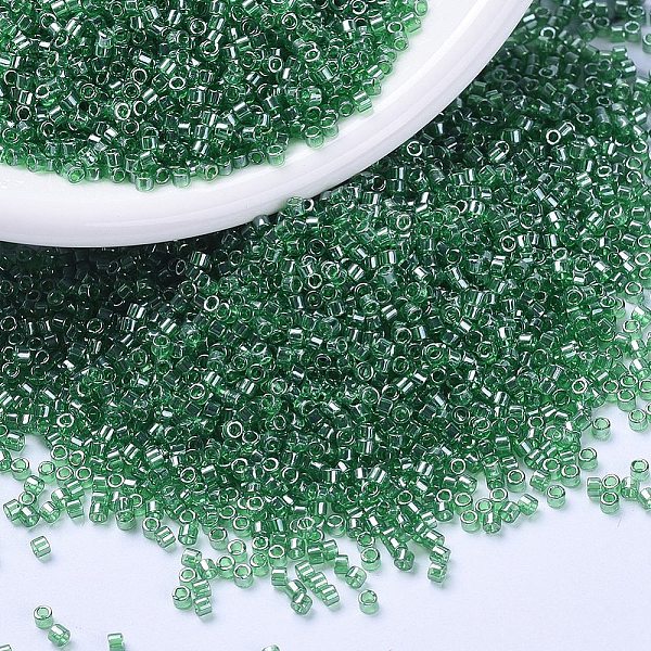 PandaHall MIYUKI Delica Beads, Cylinder, Japanese Seed Beads, 11/0, (DB1889) Transparent Green Luster, 1.3x1.6mm, Hole: 0.8mm, about...
PandaHall MIYUKI Delica Beads, Cylinder, Japanese Seed Beads, 11/0, (DB1889) Transparent Green Luster, 1.3x1.6mm, Hole: 0.8mm, about...