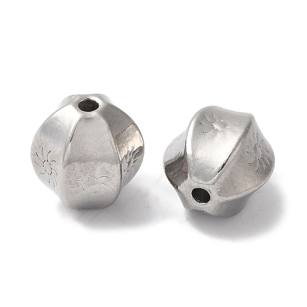 PandaHall 304 Stainless Steel Beads, Flower with Sun, Stainless Steel Color, 11x10mm, Hole: 1.6mm 304 Stainless Steel Flower
PandaHall 304 Stainless Steel Beads, Flower with Sun, Stainless Steel Color, 11x10mm, Hole: 1.6mm 304 Stainless Steel Flower