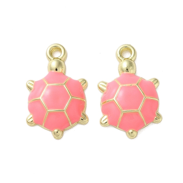 PandaHall Alloy Enamel Pendants, Cadmium Free & Nickel Free & Lead Free, Tortoise Charm, Golden, Light Coral, 19x12x4mm, Hole: 1.6mm..., Pink
PandaHall Alloy Enamel Pendants, Cadmium Free & Nickel Free & Lead Free, Tortoise Charm, Golden, Light Coral, 19x12x4mm, Hole: 1.6mm..., Pink