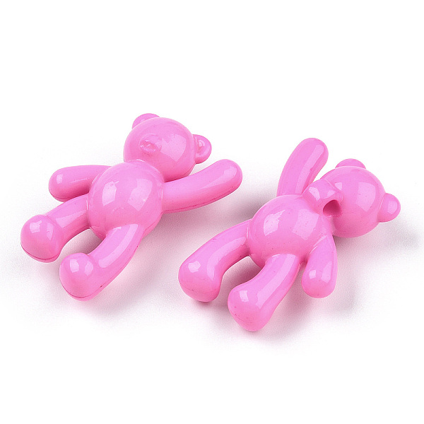 PandaHall Opaque Acrylic Pendants, Bear, Pearl Pink, 37x28x13mm, Hole: 2.5mm, about 133pcs/500g Acrylic Bear
PandaHall Opaque Acrylic Pendants, Bear, Pearl Pink, 37x28x13mm, Hole: 2.5mm, about 133pcs/500g Acrylic Bear