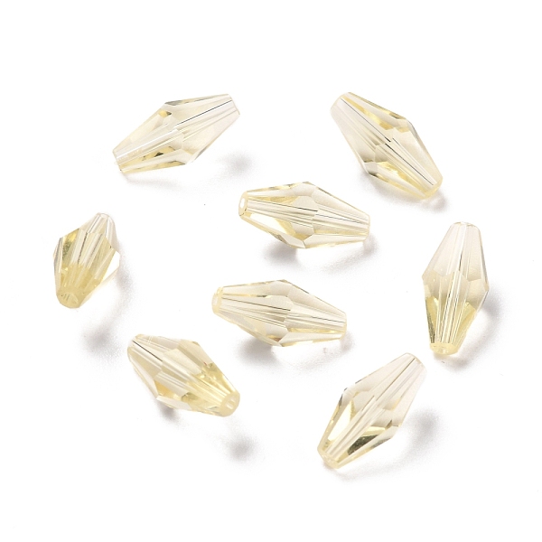 PandaHall Transparent Glass Beads, Faceted, Bicone, Lemon Chiffon, 16x8mm, Hole: 1mm Glass Bicone
PandaHall Transparent Glass Beads, Faceted, Bicone, Lemon Chiffon, 16x8mm, Hole: 1mm Glass Bicone