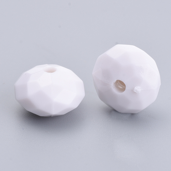PandaHall Opaque Acrylic Beads, Faceted. Rondelle, White, 6x4.5mm, Hole: 1.2mm, about 5700pcs/500g Acrylic Rondelle White
PandaHall Opaque Acrylic Beads, Faceted. Rondelle, White, 6x4.5mm, Hole: 1.2mm, about 5700pcs/500g Acrylic Rondelle White