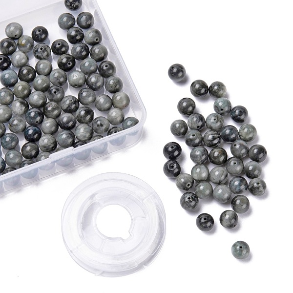 PandaHall 100Pcs 8mm Natural Hawk's Eye Round Beads, with 10m Elastic Crystal Thread, for DIY Stretch Bracelets Making Kits, 8mm, Hole: 1mm...
PandaHall 100Pcs 8mm Natural Hawk's Eye Round Beads, with 10m Elastic Crystal Thread, for DIY Stretch Bracelets Making Kits, 8mm, Hole: 1mm...