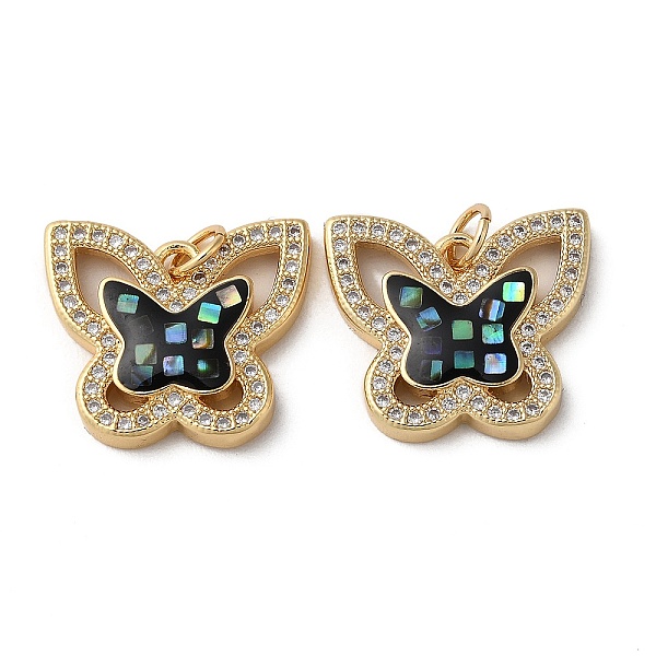 PandaHall Brass Micro Pave Cubic Zirconia Pendants, with Shell, Butterfly, Real 18K Gold Plated, 16x18x3.5mm Brass+Cubic Zirconia+Shell..., Black
PandaHall Brass Micro Pave Cubic Zirconia Pendants, with Shell, Butterfly, Real 18K Gold Plated, 16x18x3.5mm Brass+Cubic Zirconia+Shell..., Black