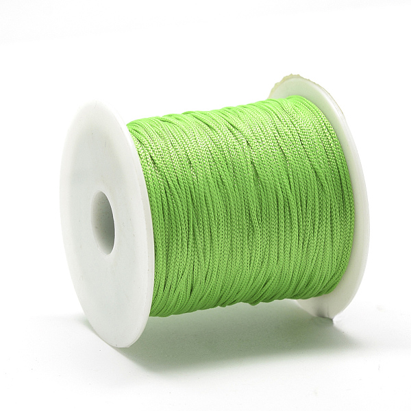 PandaHall Polyester Cords, Lime, 0.8mm, about 131.23~142.16 yards(120~130m)/roll Polyester Green
PandaHall Polyester Cords, Lime, 0.8mm, about 131.23~142.16 yards(120~130m)/roll Polyester Green