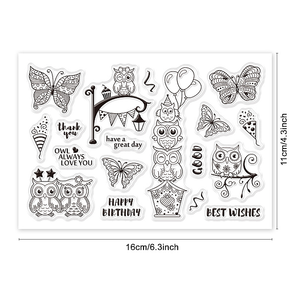 PandaHall PVC Plastic Stamps, for DIY Scrapbooking, Photo Album Decorative, Cards Making, Stamp Sheets, Birthday Themed Pattern, 16x11x0.3cm...
PandaHall PVC Plastic Stamps, for DIY Scrapbooking, Photo Album Decorative, Cards Making, Stamp Sheets, Birthday Themed Pattern, 16x11x0.3cm...