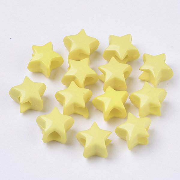 PandaHall Opaque Acrylic Beads, Dyed, Star, Yellow, 9x10.5x7mm, Hole: 3.6mm. Acrylic Star Yellow
PandaHall Opaque Acrylic Beads, Dyed, Star, Yellow, 9x10.5x7mm, Hole: 3.6mm. Acrylic Star Yellow