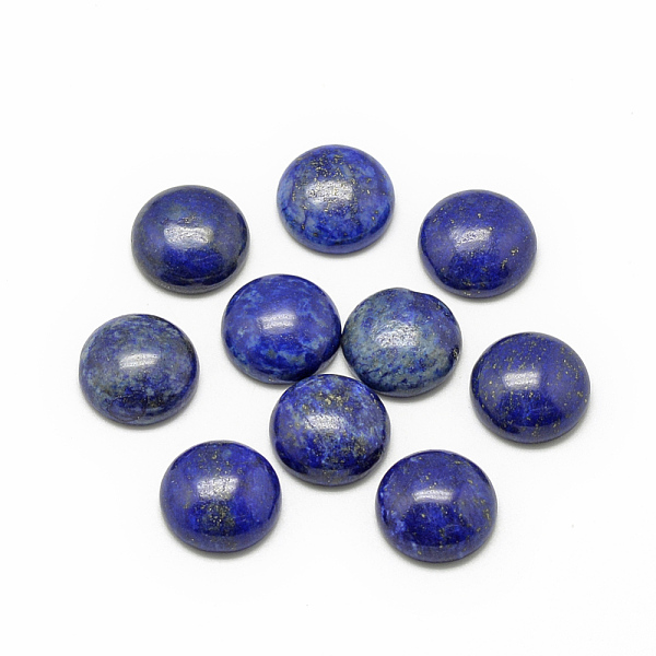 PandaHall Natural Lapis Lazuli Cabochons, Dyed, Half Round/Dome, 10x4~5mm Lapis Lazuli Half Round
PandaHall Natural Lapis Lazuli Cabochons, Dyed, Half Round/Dome, 10x4~5mm Lapis Lazuli Half Round