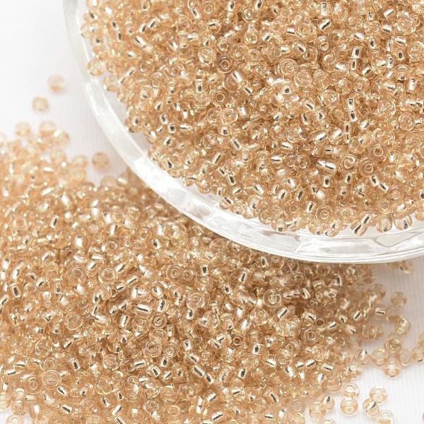 PandaHall 8/0 Transparent Glass Round Seed Beads, Grade A, Silver Lined, PeachPuff, 2.8~3.2mm, Hole: 1.0mm, about 15000pcs/pound Glass Brown
PandaHall 8/0 Transparent Glass Round Seed Beads, Grade A, Silver Lined, PeachPuff, 2.8~3.2mm, Hole: 1.0mm, about 15000pcs/pound Glass Brown