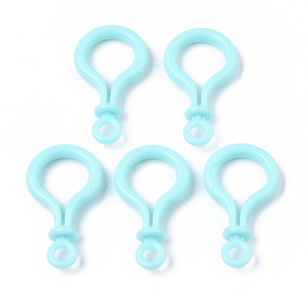 PandaHall Opaque Solid Color Bulb Shaped Plastic Push Gate Snap Keychain Clasp Findings, Cyan, 57.5x32x12mm, Hole: 6mm Plastic Others Cyan
PandaHall Opaque Solid Color Bulb Shaped Plastic Push Gate Snap Keychain Clasp Findings, Cyan, 57.5x32x12mm, Hole: 6mm Plastic Others Cyan