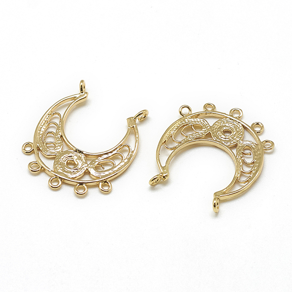 PandaHall Brass Chandelier Components Links, Moon, Real 18K Gold Plated, 24x19.5x1.5mm, Hole: 1mm Brass Moon
PandaHall Brass Chandelier Components Links, Moon, Real 18K Gold Plated, 24x19.5x1.5mm, Hole: 1mm Brass Moon