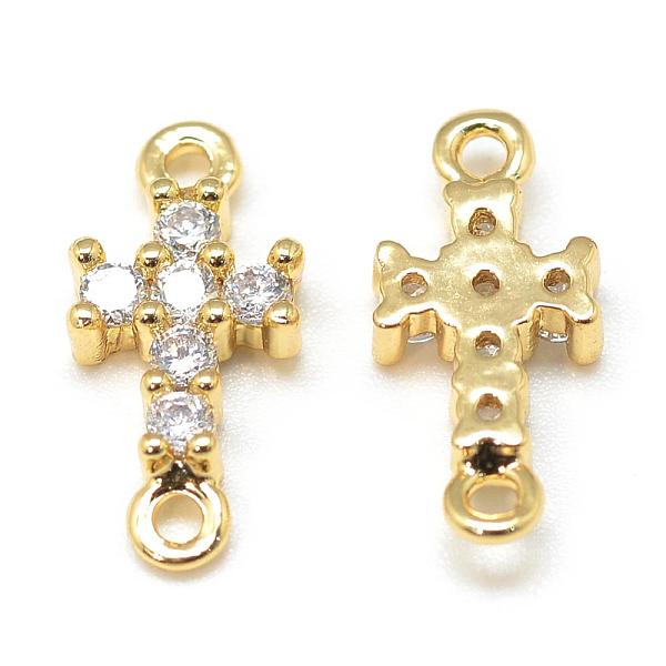 PandaHall DIY Brass Micro Pave Cubic Zirconia Links, Cross, Golden, 14.5x6.5x2.5mm, Hole: 1.5mm Brass+Cubic Zirconia Cross
PandaHall DIY Brass Micro Pave Cubic Zirconia Links, Cross, Golden, 14.5x6.5x2.5mm, Hole: 1.5mm Brass+Cubic Zirconia Cross