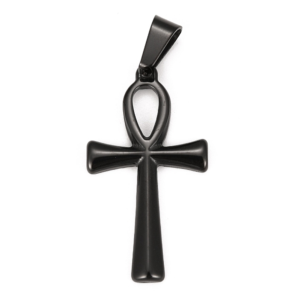 PandaHall 304 Stainless Steel Pendants, for Jewelry Making, Ankh Cross, Electrophoresis Black, 30x16x2mm, Hole: 4.5x7mm 304 Stainless Steel...
PandaHall 304 Stainless Steel Pendants, for Jewelry Making, Ankh Cross, Electrophoresis Black, 30x16x2mm, Hole: 4.5x7mm 304 Stainless Steel...
