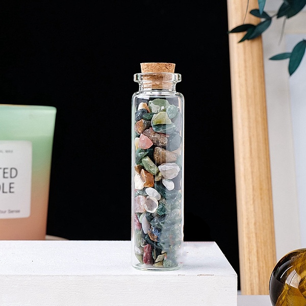 PandaHall Natural Tourmaline Chips in a Glass Bottle with Cork Cover, Mineral Specimens Wishing Bottle Ornaments for Home Office Decoration...
PandaHall Natural Tourmaline Chips in a Glass Bottle with Cork Cover, Mineral Specimens Wishing Bottle Ornaments for Home Office Decoration...