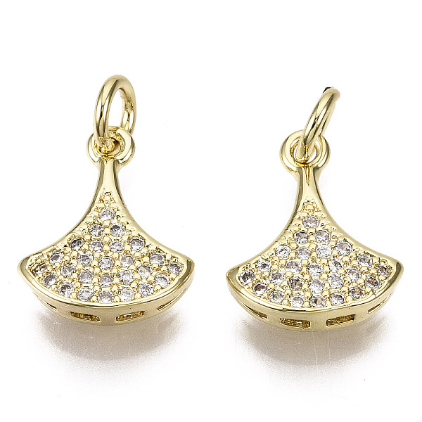 PandaHall Brass Micro Pave Cubic Zirconia Charms, with Jump Ring, Dress, Nickel Free, Clear, Real 16K Gold Plated, 13x10x3.5mm, Hole: 2.5mm...
PandaHall Brass Micro Pave Cubic Zirconia Charms, with Jump Ring, Dress, Nickel Free, Clear, Real 16K Gold Plated, 13x10x3.5mm, Hole: 2.5mm...