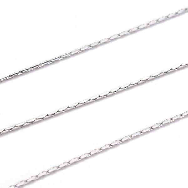 PandaHall 304 Stainless Steel Cardano Chains, Soldered, Stainless Steel Color, 0.5mm 304 Stainless Steel
PandaHall 304 Stainless Steel Cardano Chains, Soldered, Stainless Steel Color, 0.5mm 304 Stainless Steel