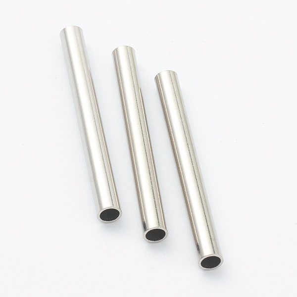 PandaHall 304 Stainless Steel Beads, Tube Beads, Stainless Steel Color, 50x6mm, Hole: 5mm 304 Stainless Steel Tube
PandaHall 304 Stainless Steel Beads, Tube Beads, Stainless Steel Color, 50x6mm, Hole: 5mm 304 Stainless Steel Tube
