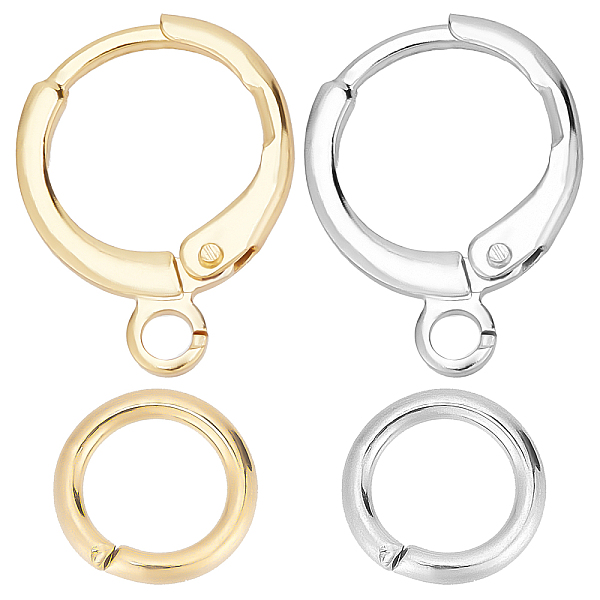 PandaHall CREATCABIN 1 Box 48pcs Round Leverback Hooks 18K Real Gold Plated Stainless Steel Lever Back Brass French Ear Wire Hoops with Open...
PandaHall CREATCABIN 1 Box 48pcs Round Leverback Hooks 18K Real Gold Plated Stainless Steel Lever Back Brass French Ear Wire Hoops with Open...