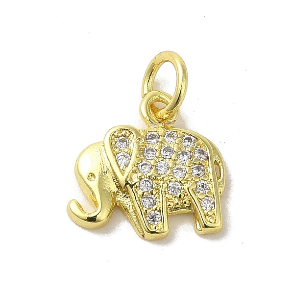 PandaHall Real 18K Gold Plated Brass Pave Cubic Zirconia Pendants, with Jump Rings, Elephant, Clear, 11.5x12x2mm, Hole: 3mm Brass+Cubic...
PandaHall Real 18K Gold Plated Brass Pave Cubic Zirconia Pendants, with Jump Rings, Elephant, Clear, 11.5x12x2mm, Hole: 3mm Brass+Cubic...