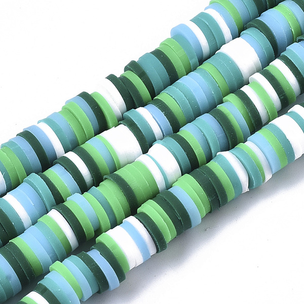 PandaHall Handmade Polymer Clay Beads Strands, for DIY Jewelry Crafts Supplies, Heishi Beads, Disc/Flat Round, Mixed Color, 6x0.5~1mm, Hole..., Multicolor
PandaHall Handmade Polymer Clay Beads Strands, for DIY Jewelry Crafts Supplies, Heishi Beads, Disc/Flat Round, Mixed Color, 6x0.5~1mm, Hole..., Multicolor