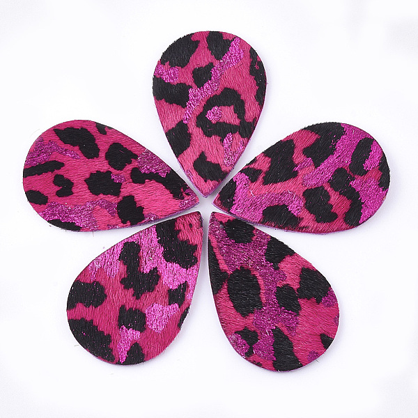 PandaHall Eco-Friendly Cowhide Big Pendants, teardrop, Camellia, 50x32x1.5mm, Hole: 1mm Leather Teardrop Pink
PandaHall Eco-Friendly Cowhide Big Pendants, teardrop, Camellia, 50x32x1.5mm, Hole: 1mm Leather Teardrop Pink