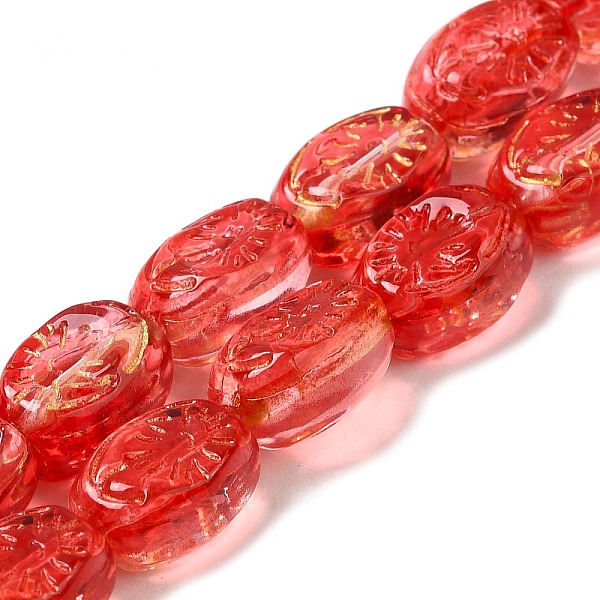 PandaHall Transparent Glass Beads Strands, Oval, Red, 11x8x5.5mm, Hole: 1mm, about 32pcs/strand, 13.78 inch(35cm) Glass Oval Red
PandaHall Transparent Glass Beads Strands, Oval, Red, 11x8x5.5mm, Hole: 1mm, about 32pcs/strand, 13.78 inch(35cm) Glass Oval Red