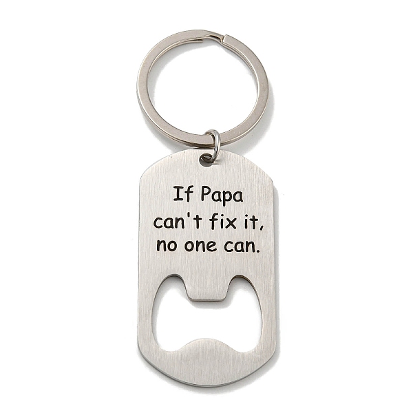 PandaHall Father's Day Gift 201 Stainless Steel Oval with Word Bottle Opener Keychains, with Iron Key Rings, Stainless Steel Color, 8.5cm...
PandaHall Father's Day Gift 201 Stainless Steel Oval with Word Bottle Opener Keychains, with Iron Key Rings, Stainless Steel Color, 8.5cm...