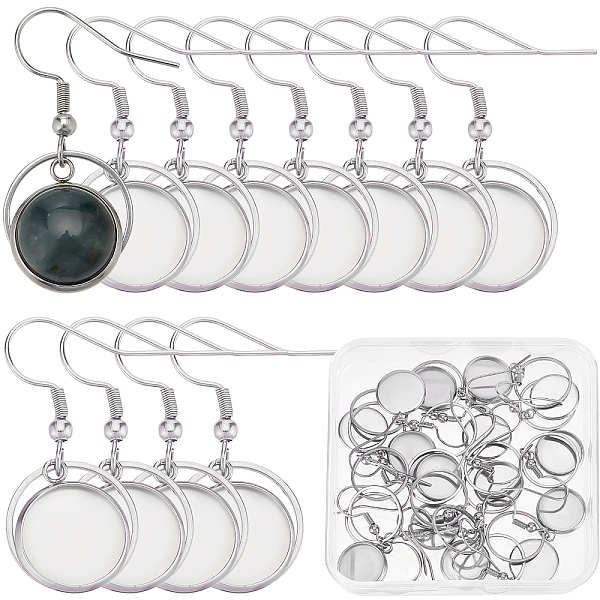 PandaHall SUNNYCLUE 1 Box 20Pcs 10Pairs 12mm Earring Bezel Trays Blank Earrings Cabochon Settings Silver Stainless Steel Dangle Round Tray...
PandaHall SUNNYCLUE 1 Box 20Pcs 10Pairs 12mm Earring Bezel Trays Blank Earrings Cabochon Settings Silver Stainless Steel Dangle Round Tray...