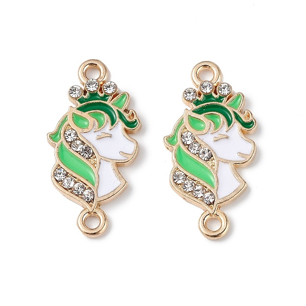 PandaHall Alloy Enamel Connector Charms, Unicorn Links with Crystal Rhinestone, Light Gold, Cadmium Free & Nickel Free & Lead Free, Light..., Clear
PandaHall Alloy Enamel Connector Charms, Unicorn Links with Crystal Rhinestone, Light Gold, Cadmium Free & Nickel Free & Lead Free, Light..., Clear
