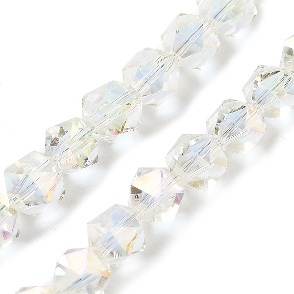 PandaHall Electroplate Glass Beads Strands, Full Rainbow Plated, Polygon, Floral White, 9x9x9mm, Hole: 1.4mm, about 60pcs/strand, 22.44''...
PandaHall Electroplate Glass Beads Strands, Full Rainbow Plated, Polygon, Floral White, 9x9x9mm, Hole: 1.4mm, about 60pcs/strand, 22.44''...