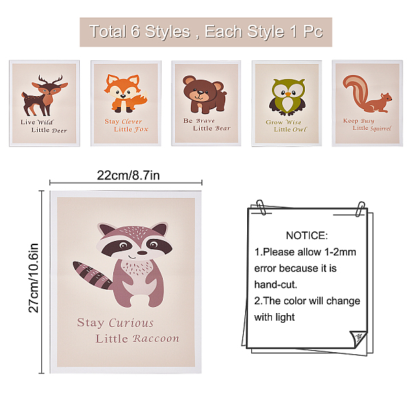 PandaHall CREATCABIN Canvas Hanging Painting, with Animal Pattern, Decoration Accessories, Rectangle with Animal Pattern, Mixed Color..., Multicolor
PandaHall CREATCABIN Canvas Hanging Painting, with Animal Pattern, Decoration Accessories, Rectangle with Animal Pattern, Mixed Color..., Multicolor