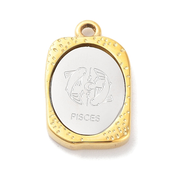 PandaHall 304 Stainless Steel Pendants, Rectangle with Twelve Constellations Charm, Golden & Stainless Steel Color, Pisces, 23x14.5x3mm...
PandaHall 304 Stainless Steel Pendants, Rectangle with Twelve Constellations Charm, Golden & Stainless Steel Color, Pisces, 23x14.5x3mm...