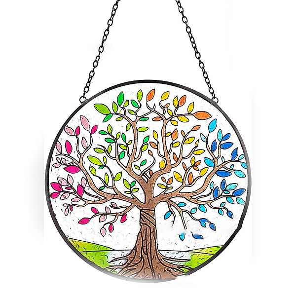 PandaHall Acrylic Tree of Life Hanging Ornament, for Home Window Wall Home Decoration, Colorful, 160mm Acrylic Tree of Life
PandaHall Acrylic Tree of Life Hanging Ornament, for Home Window Wall Home Decoration, Colorful, 160mm Acrylic Tree of Life