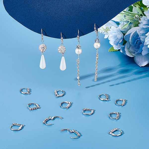 PandaHall Unicraftale 16Pcs 304 Stainless Steel Leverback Earring Findings, with Clear Cubic Zirconia and Horizontal Loops, Stainless Steel...
PandaHall Unicraftale 16Pcs 304 Stainless Steel Leverback Earring Findings, with Clear Cubic Zirconia and Horizontal Loops, Stainless Steel...