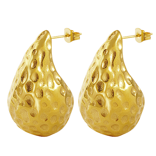 PandaHall 304 Stainless Steel Stud Earrings, Teardrop, Golden, 32x19mm 304 Stainless Steel Teardrop
PandaHall 304 Stainless Steel Stud Earrings, Teardrop, Golden, 32x19mm 304 Stainless Steel Teardrop