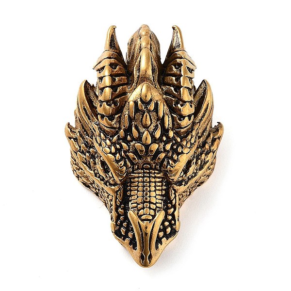 PandaHall 304 Stainless Steel Pendants, Dragon Charm, Antique Golden, 37x24x17mm, Hole: 5.5mm 304 Stainless Steel Dragon
PandaHall 304 Stainless Steel Pendants, Dragon Charm, Antique Golden, 37x24x17mm, Hole: 5.5mm 304 Stainless Steel Dragon