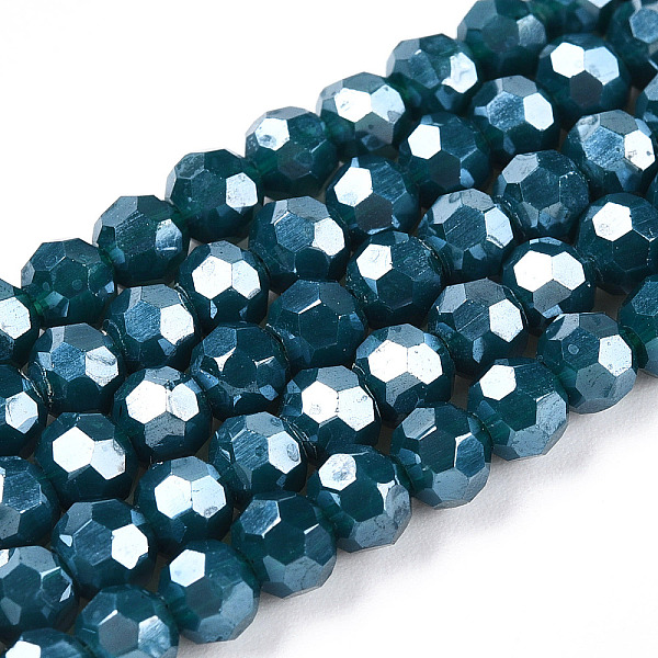 PandaHall Opaque Glass Beads Strands, Faceted, Round, Steel Blue, 4mm, Hole: 0.7mm, about 87~93pcs/strand, 32~33cm Glass Round
PandaHall Opaque Glass Beads Strands, Faceted, Round, Steel Blue, 4mm, Hole: 0.7mm, about 87~93pcs/strand, 32~33cm Glass Round