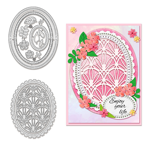 PandaHall BENECREAT 2PCS Lace Metal Oval Frame Cutting Dies for Card Making, Oval Vintage Border Stencils DIY Crafts Cards Cutting Dies for...
PandaHall BENECREAT 2PCS Lace Metal Oval Frame Cutting Dies for Card Making, Oval Vintage Border Stencils DIY Crafts Cards Cutting Dies for...