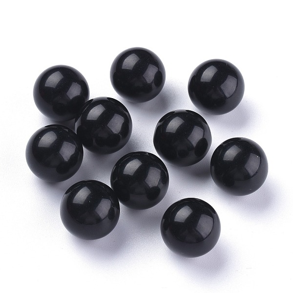 PandaHall Natural Obsidian Beads, Gemstone Sphere, No Hole/Undrilled, Round, 17.5~18mm Obsidian Round
PandaHall Natural Obsidian Beads, Gemstone Sphere, No Hole/Undrilled, Round, 17.5~18mm Obsidian Round