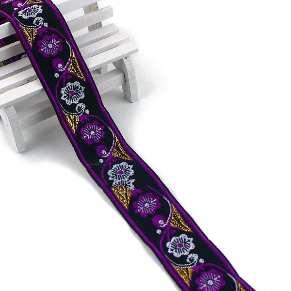 PandaHall Flat Ethnic Style Embroidery Polyester Ribbons, Jacquard Ribbon, Garment Accessories, Purple, 1-1/4 inch(33mm), about 7.66 Yards...
PandaHall Flat Ethnic Style Embroidery Polyester Ribbons, Jacquard Ribbon, Garment Accessories, Purple, 1-1/4 inch(33mm), about 7.66 Yards...