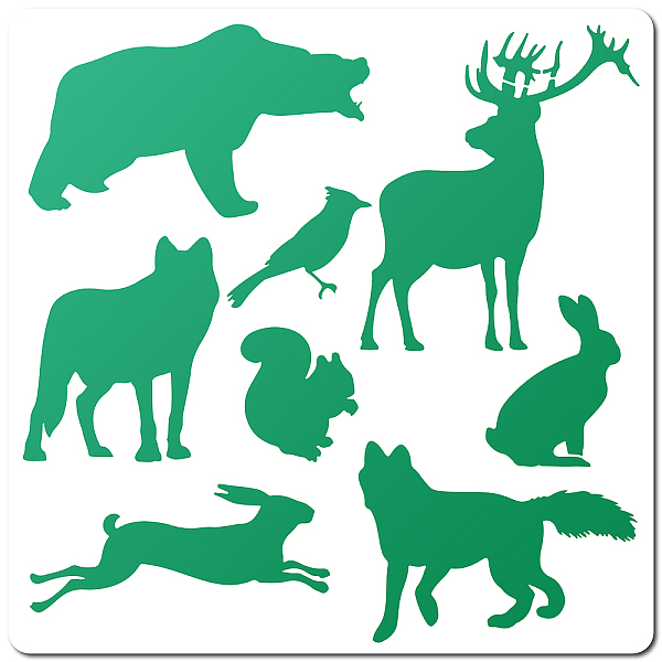 PandaHall GORGECRAFT Animal Stencils Template 12x12 Inch Forest Animal Drawing Stencils Bear Elk Wolf Rabbit Squirrel Large Reusable Plastic...
PandaHall GORGECRAFT Animal Stencils Template 12x12 Inch Forest Animal Drawing Stencils Bear Elk Wolf Rabbit Squirrel Large Reusable Plastic...