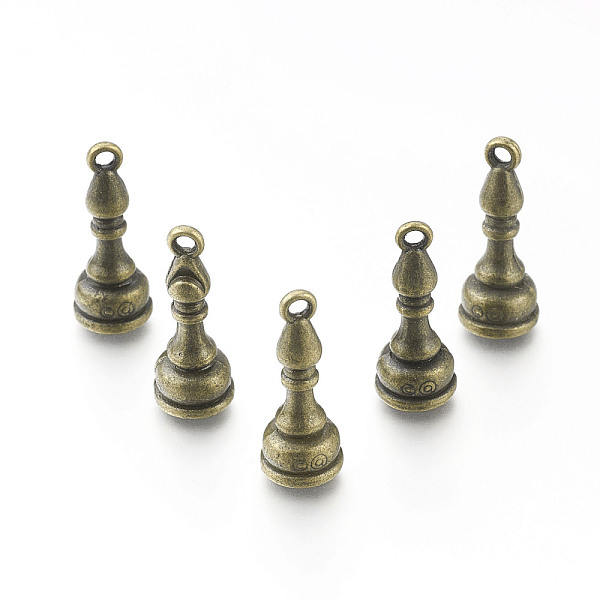 PandaHall Alloy Pendants, Bishop Chess Pieces, Antique Bronze, 20.5x8mm, Hole: 1.5mm Alloy Others
PandaHall Alloy Pendants, Bishop Chess Pieces, Antique Bronze, 20.5x8mm, Hole: 1.5mm Alloy Others
