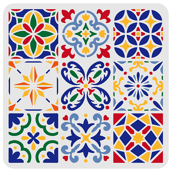PandaHall FINGERINSPIRE 1 Pcs Tile Stencils 9 Styles Mini Mandala Tiles Stencil Templete 30x30cm Plastic Floral Pattern Stencils Reusable..., White
PandaHall FINGERINSPIRE 1 Pcs Tile Stencils 9 Styles Mini Mandala Tiles Stencil Templete 30x30cm Plastic Floral Pattern Stencils Reusable..., White