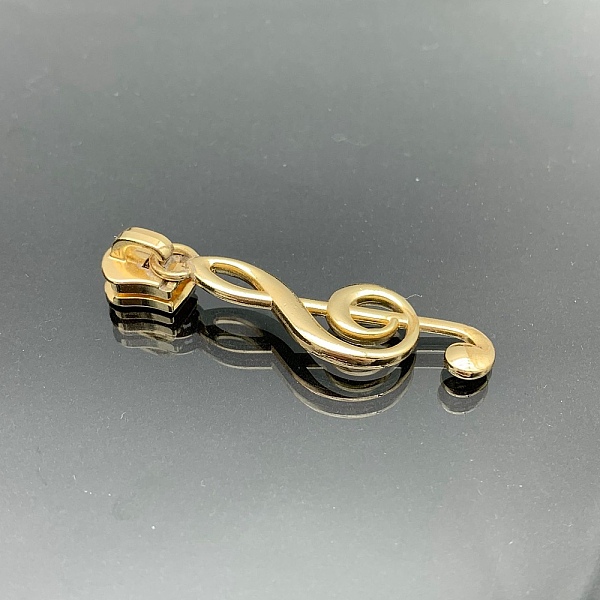 PandaHall #5 Alloy Zipper Sliders, Music Note, for Purse Handbag Garment Craft Sewing, Light Gold, 4.6x1.7cm Alloy
PandaHall #5 Alloy Zipper Sliders, Music Note, for Purse Handbag Garment Craft Sewing, Light Gold, 4.6x1.7cm Alloy