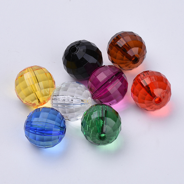 PandaHall Transparent Acrylic Beads, Faceted, Round, Mixed Color, 18x18mm, Hole: 2.7mm, about 145pcs/500g Acrylic Round Multicolor
PandaHall Transparent Acrylic Beads, Faceted, Round, Mixed Color, 18x18mm, Hole: 2.7mm, about 145pcs/500g Acrylic Round Multicolor